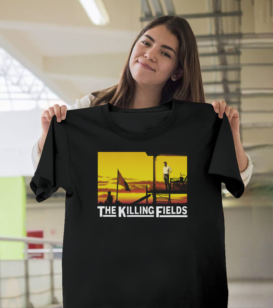 The Killing Fields Movie Sunset Silhouette Scene T-Shirt