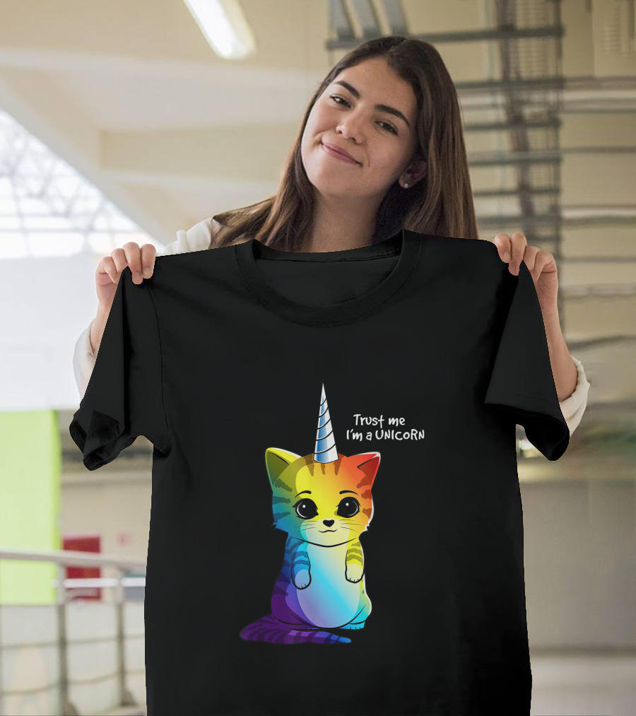 Trust Me I'm a Unicorn Caticorn T-Shirt