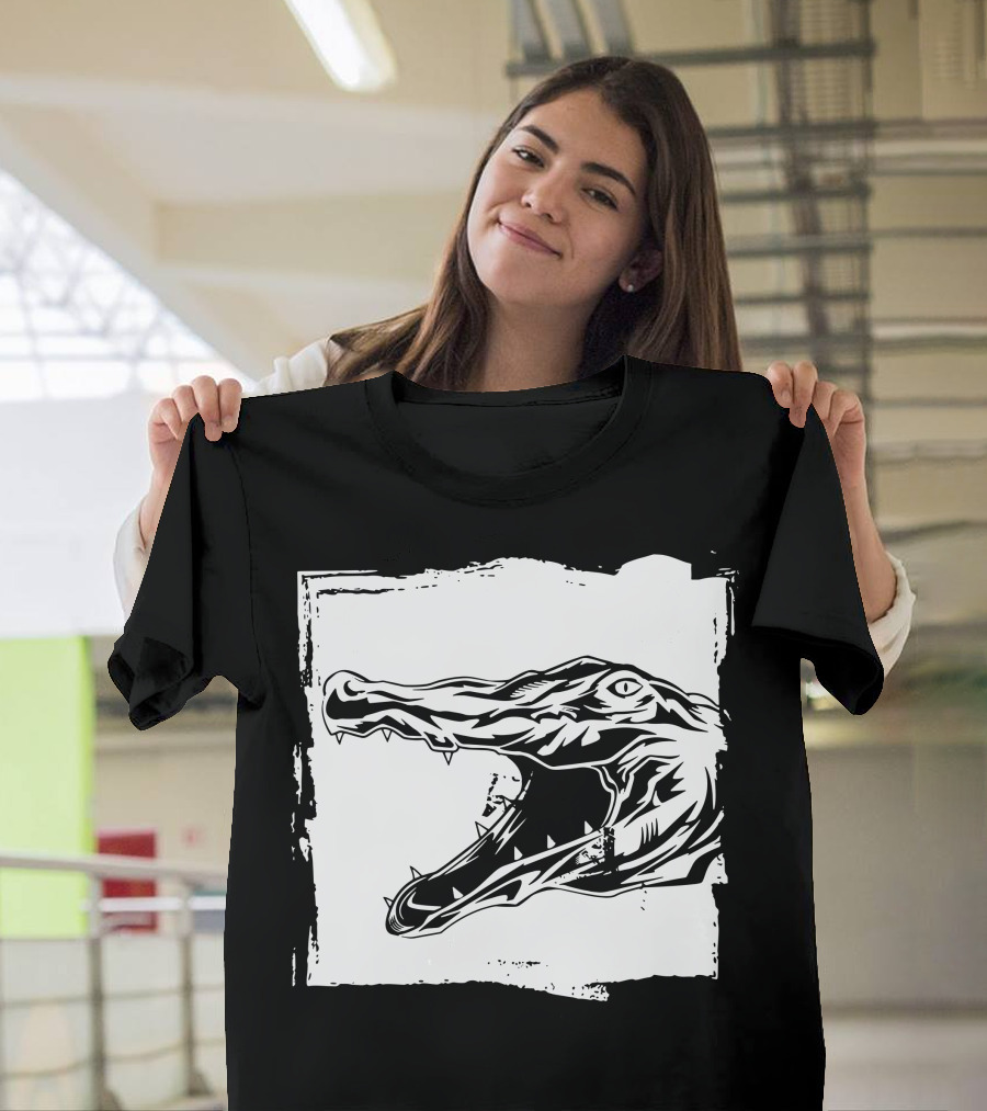 Crocodile Reptile Alligator Fierce T-Shirt