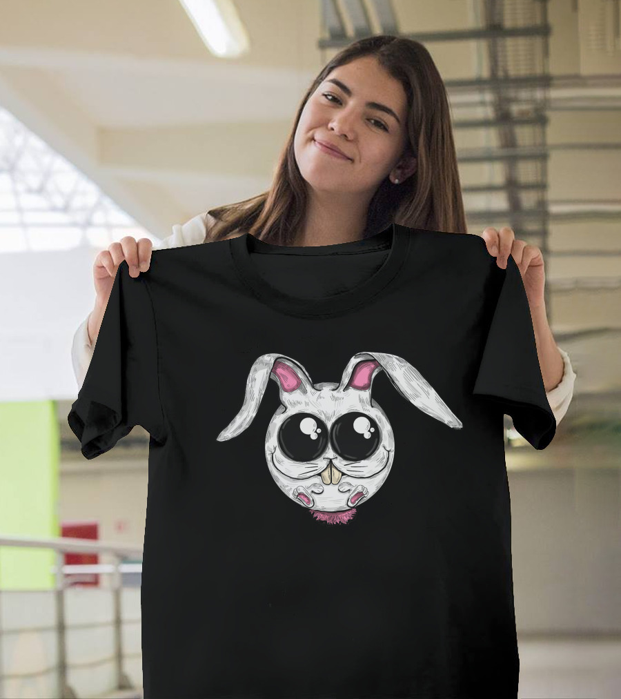 Sweet Rabbit Big Eyes Cute Cartoon T-Shirt