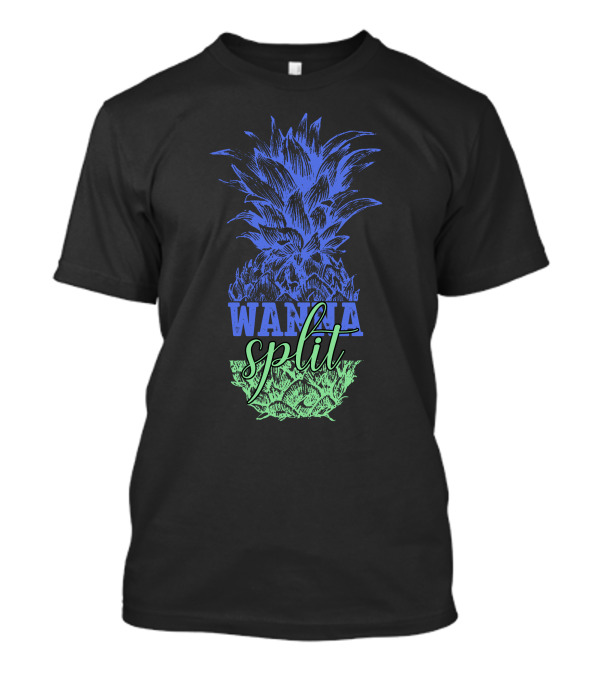 Wanna Split Pineapple Dual-Tone T-Shirt