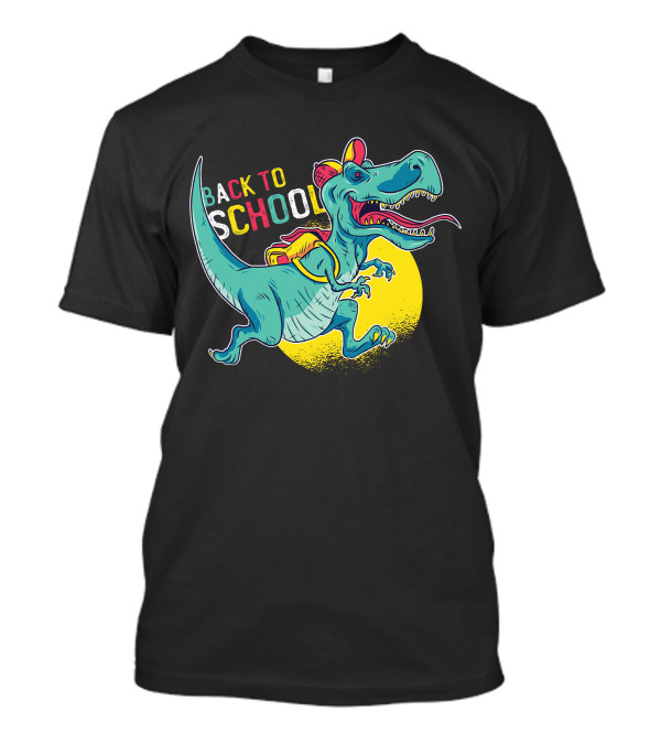 Back To School Dinosaur Backpack And Cap T-Shirt