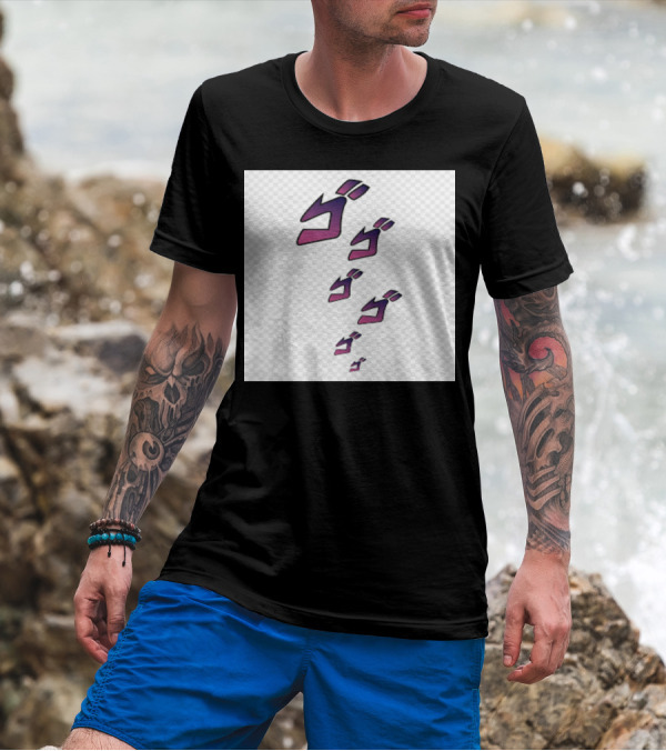 Is That A Jojo Reference Iconic Manga Onomatopoeia Symbols T-Shirt