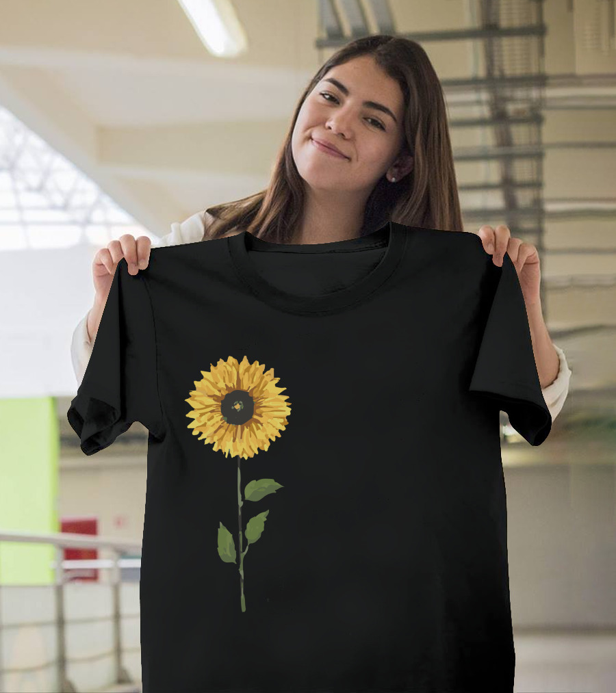 I Will Choose To Find Joy In The Journey That God Has Set Before Me Sunflower T-Shirt