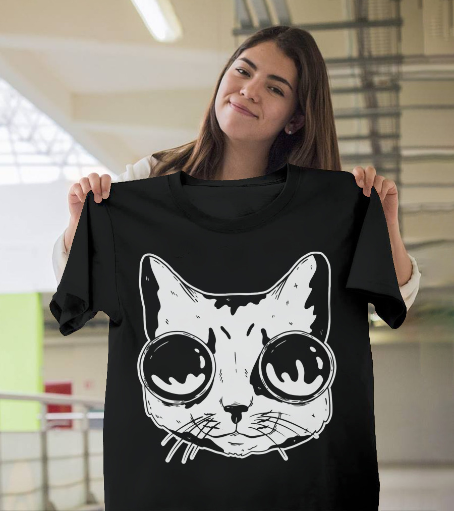 Cat With Goggles T-Shirt