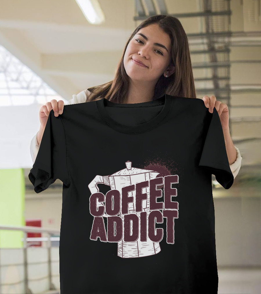 Coffee Addict Coffee Pot T-Shirt