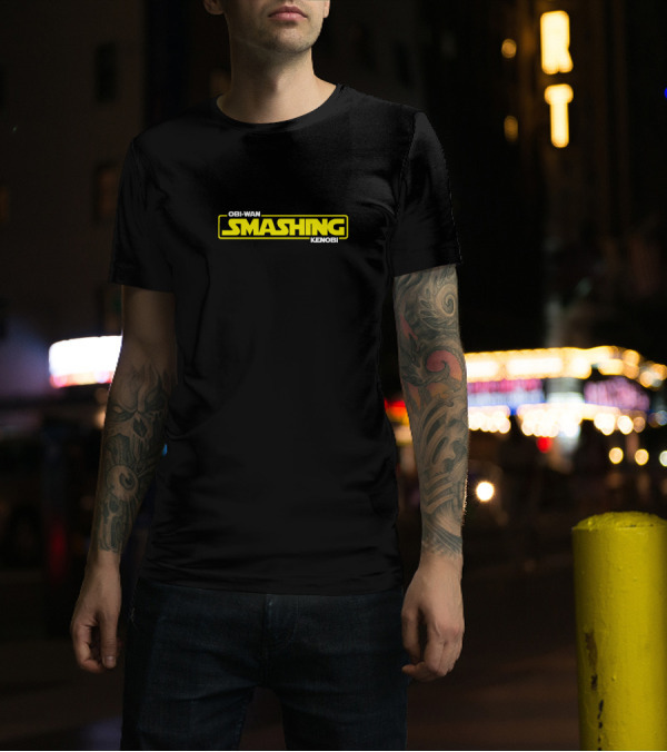 Obi-Wan Smashing Kenobi Star Wars Inspired T-Shirt