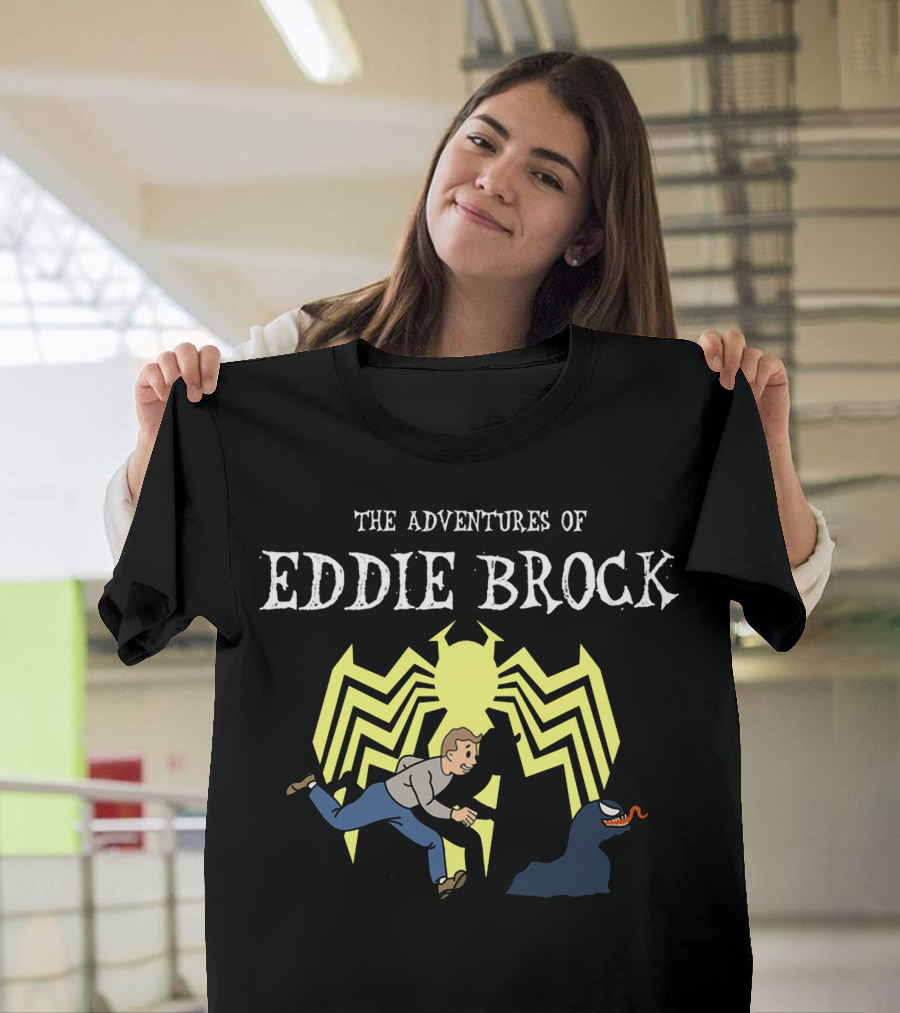 The Adventures of Eddie Brock Meets Iconic Symbiote Chase Scene T-Shirt