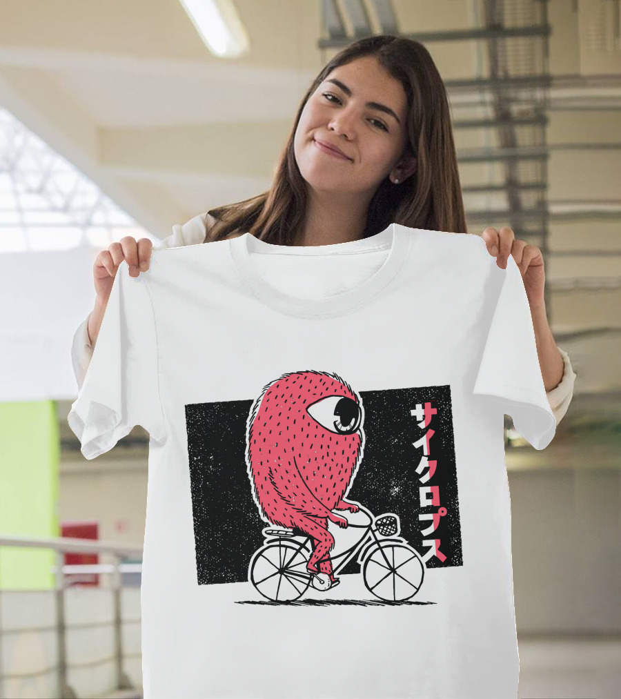 Cyclops Riding Bike T-Shirt