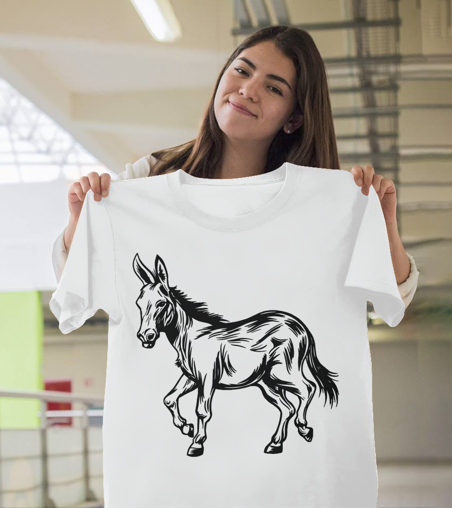Donkey Bold Black T-Shirt