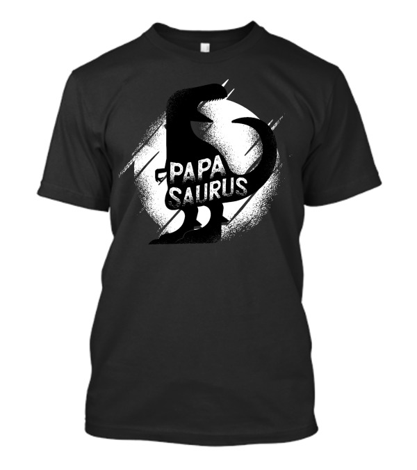 Papasaurus Rex Funny Dinosaur Dad T-Shirt