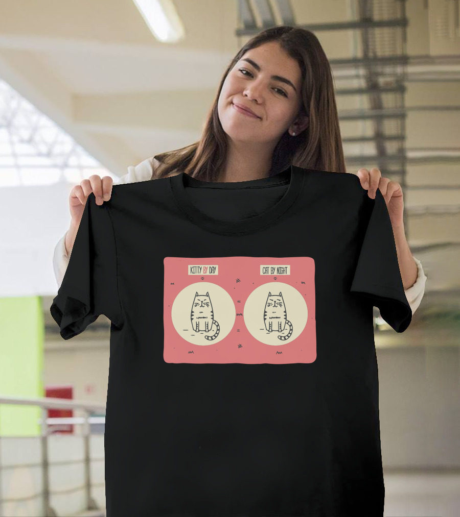 Kitty by Day Cat by Night T-Shirt