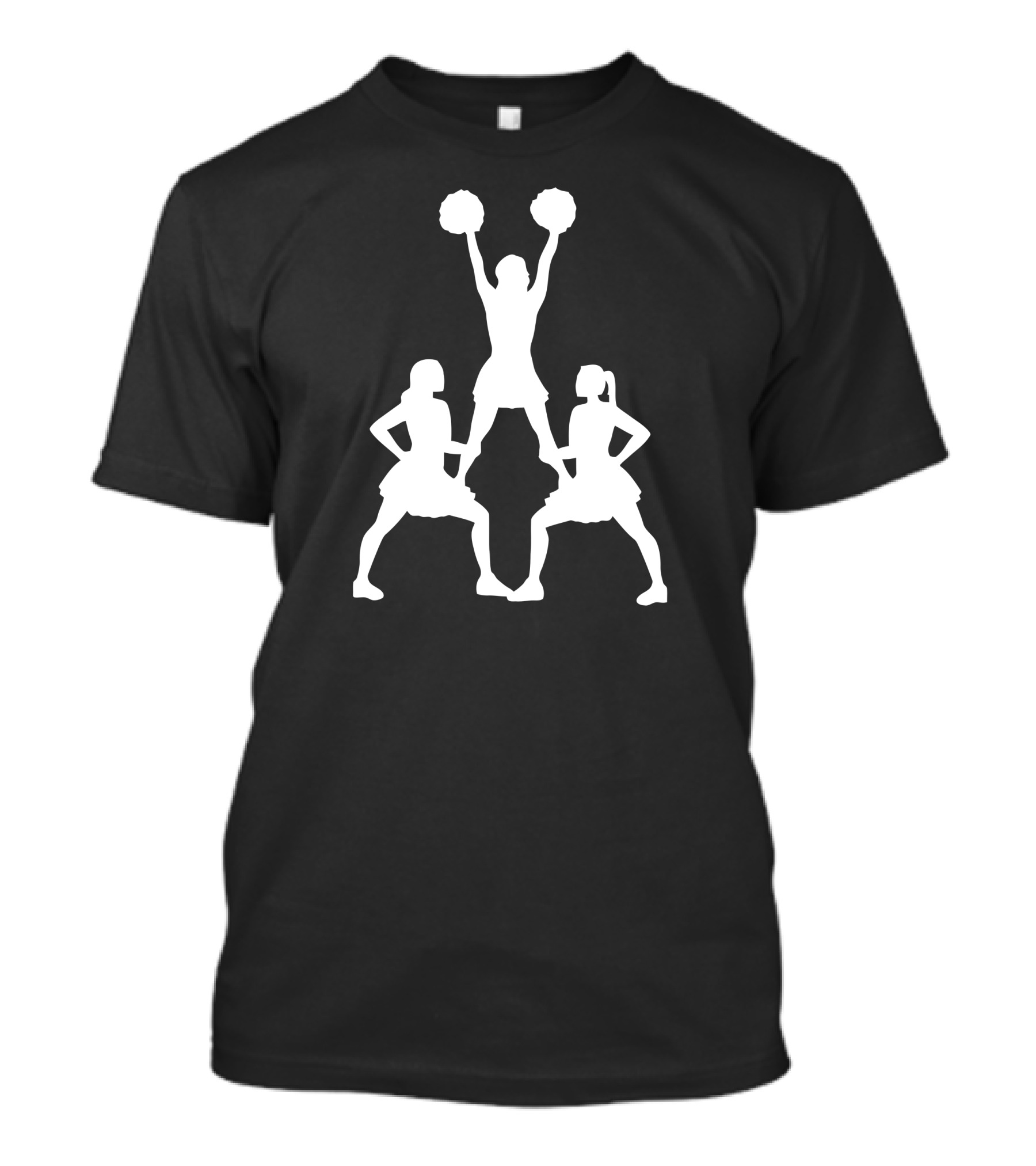 Cheerleader Pyramid Formation T-Shirt