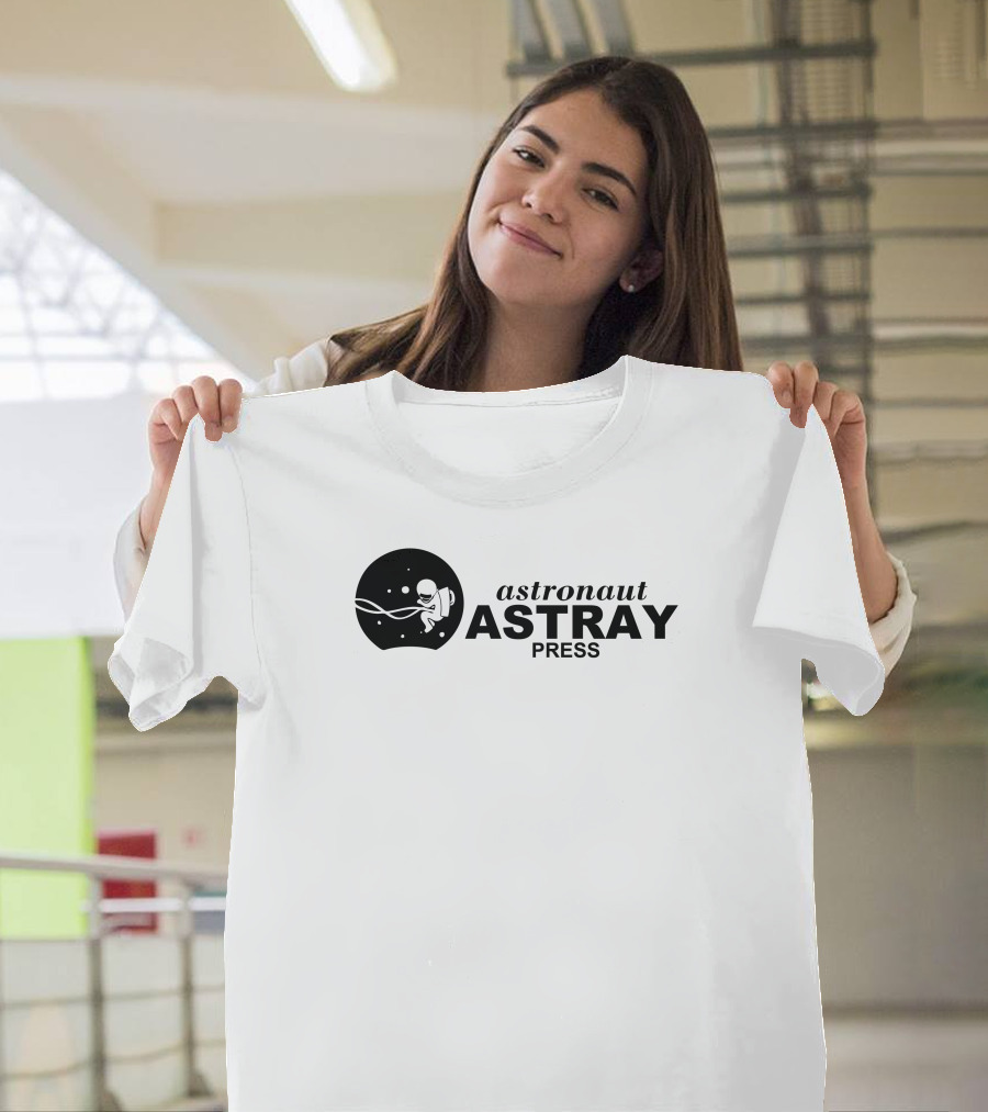 Astronaut Astray Press Celestial Exploration T-Shirt