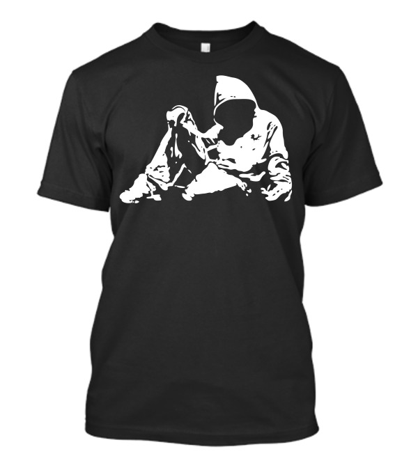 Bleeding Hoodlum Urban Hooded Figure T-Shirt