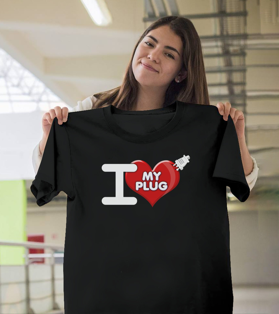 I Heart My Plug with Heart and Plug T-Shirt