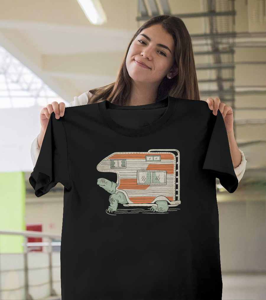 Turtle Camper Retro RV T-Shirt