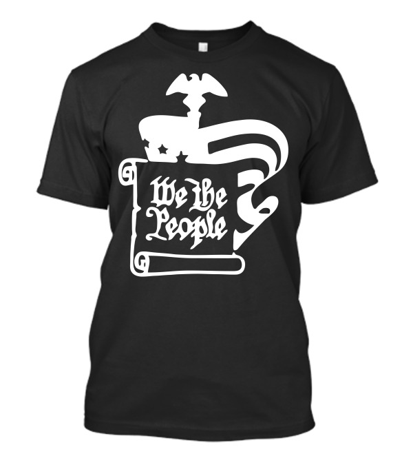 We The People Scroll With Flag And Eagle T-Shirt