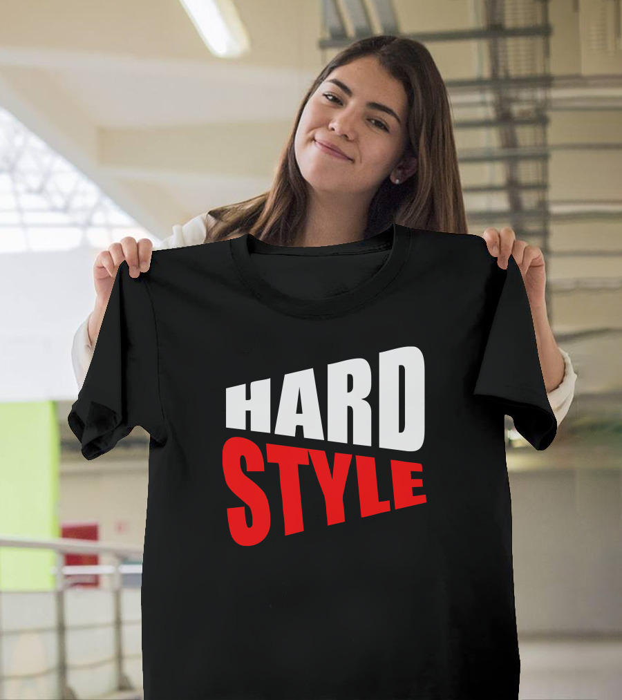 Hard Style Bold Typography T-Shirt