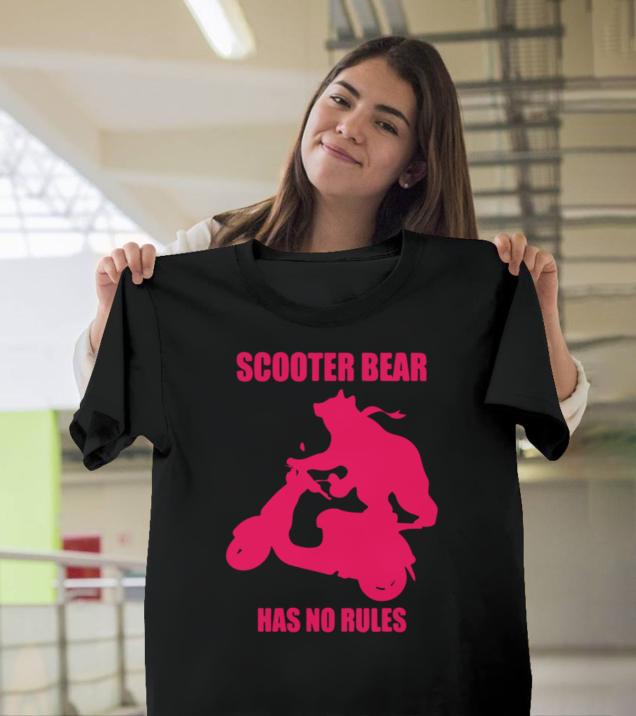 Scooter Bear Has No Rules Adventure T-Shirt