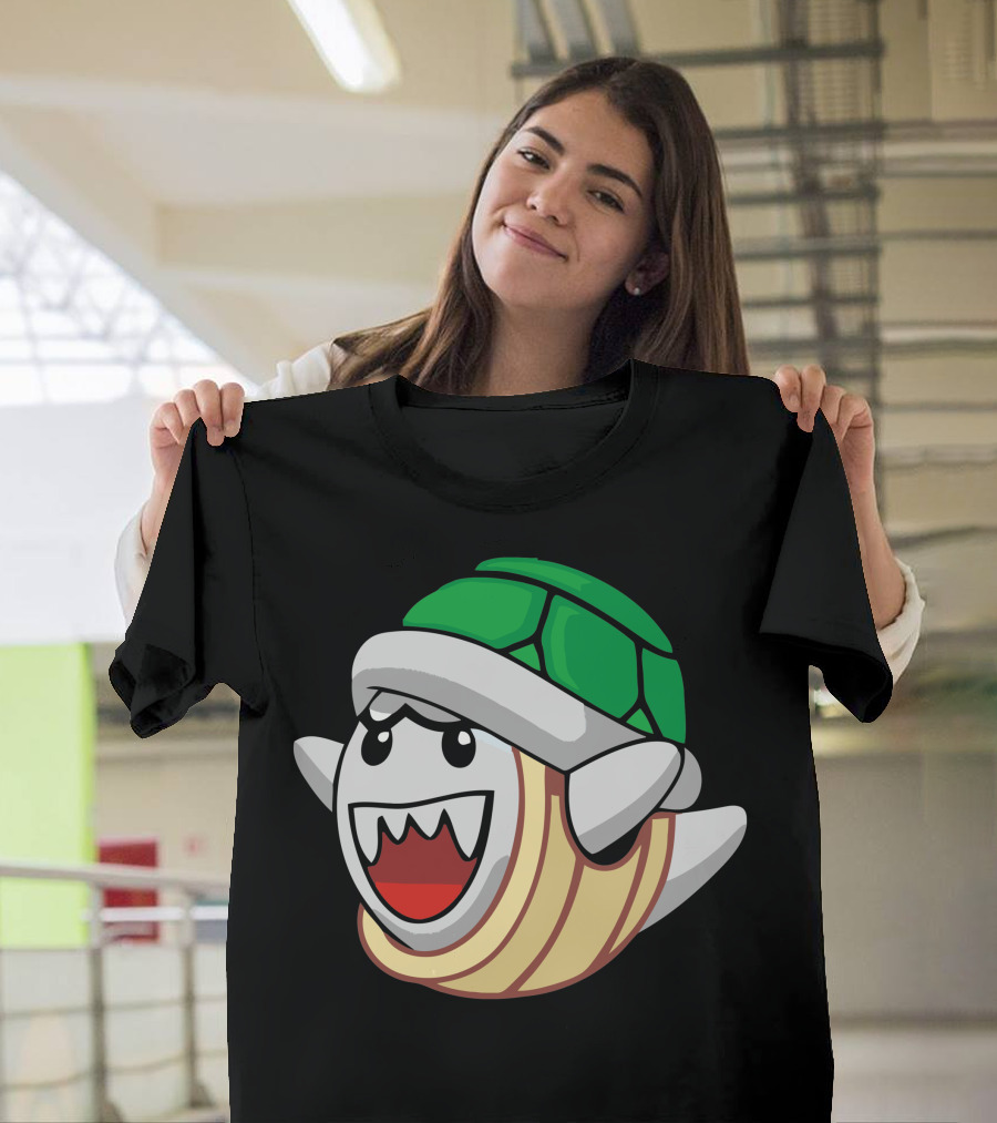 Mario Boo Ghost Turtle Crossover T-Shirt