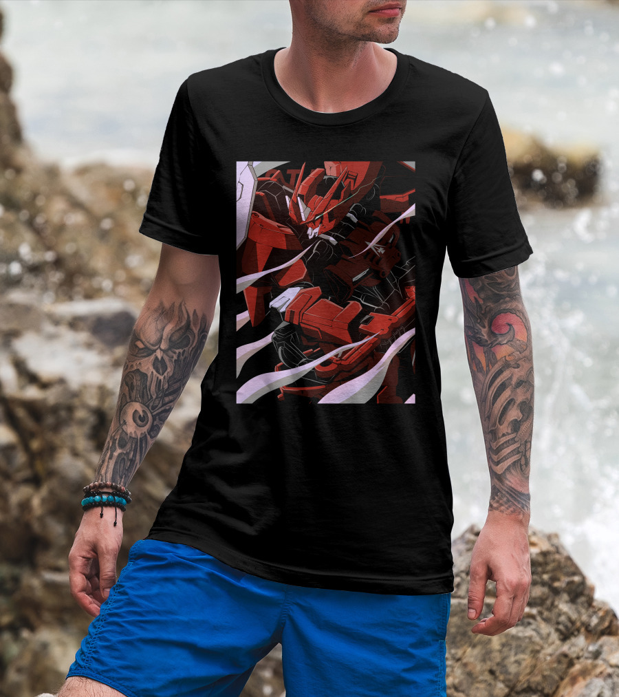 Gundam Astaroth Origin Dynamic Red Mecha T-Shirt