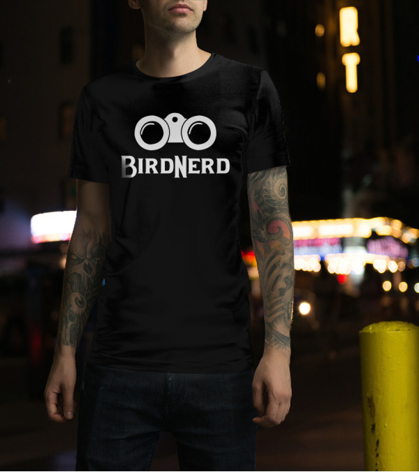 Bird Nerd Binocular Humor T-Shirt
