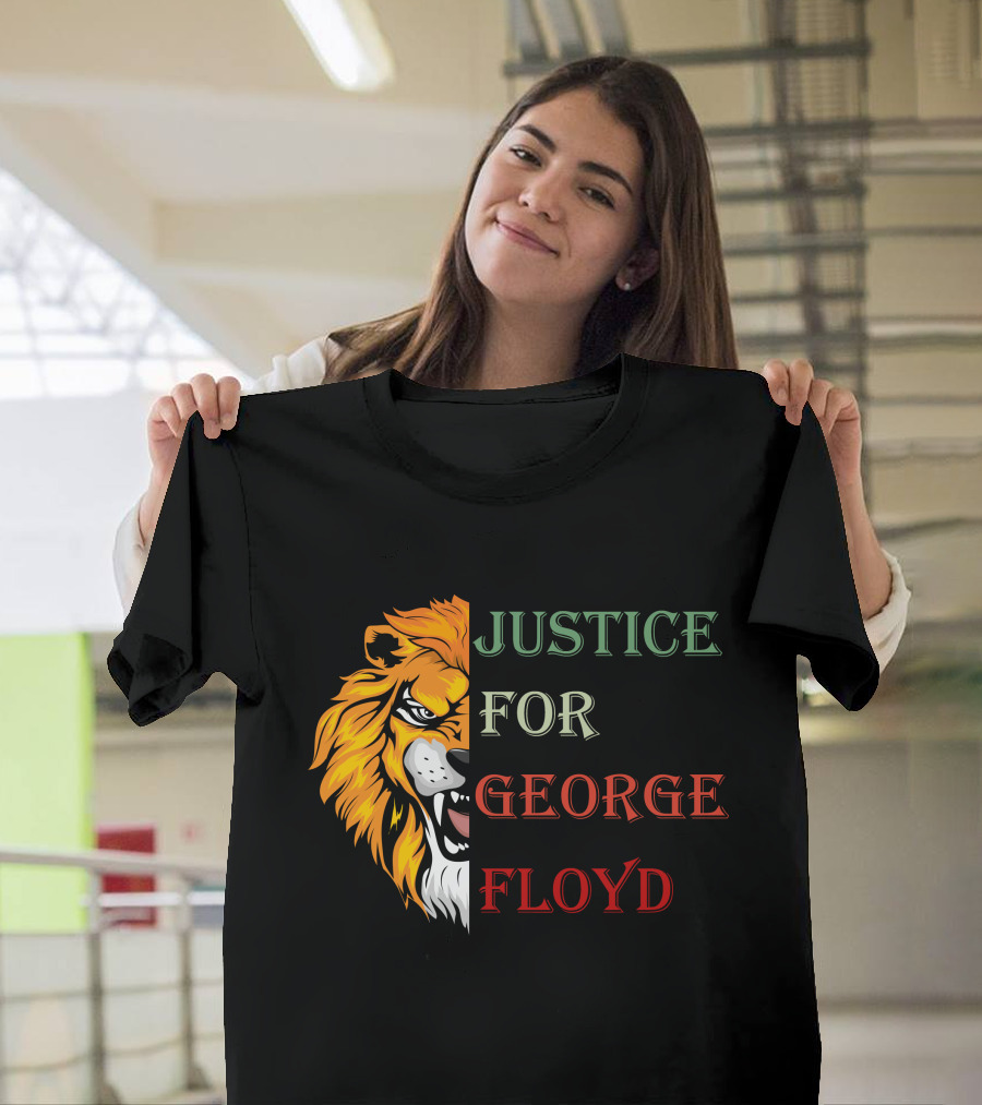 Justice for George Floyd Lion T-Shirt