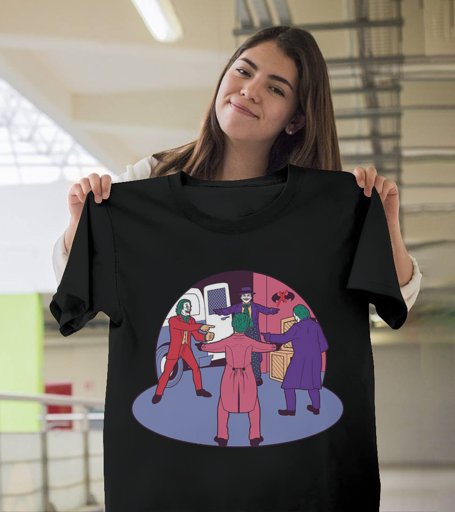 Joker Quartet Pointing Meme T-Shirt
