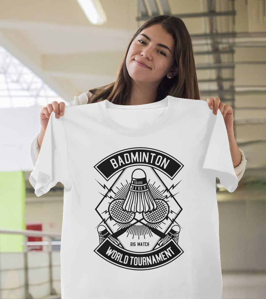 Badminton World Tournament Big Match T-Shirt
