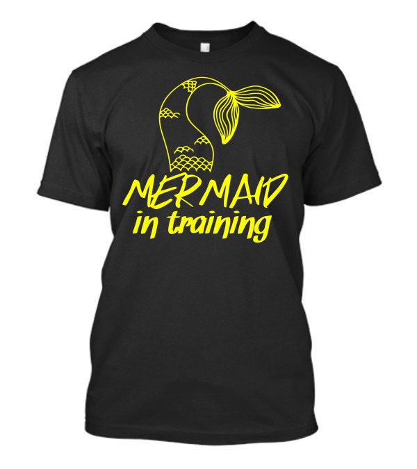 Mermaid In Training Yellow Tail T-Shirt