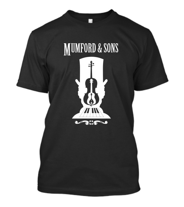 Mumford And Sons Violin And Piano T-Shirt