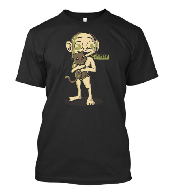 My Precious Gollum Holding Cat T-Shirt