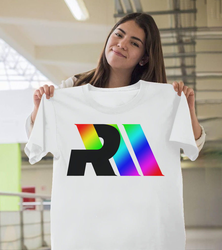 Robert Robix Rainbow Initials T-Shirt