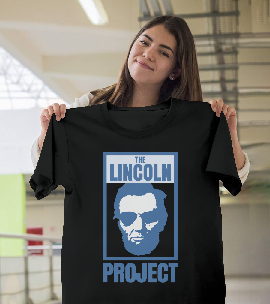 The Lincoln Project Iconic Abraham Lincoln Silhouette with Sunglasses T-Shirt