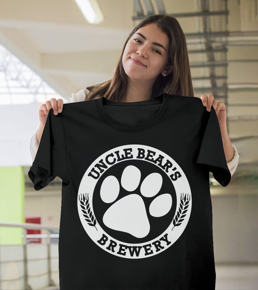 Uncle Bear's Brewery Paw Prints T-Shirt