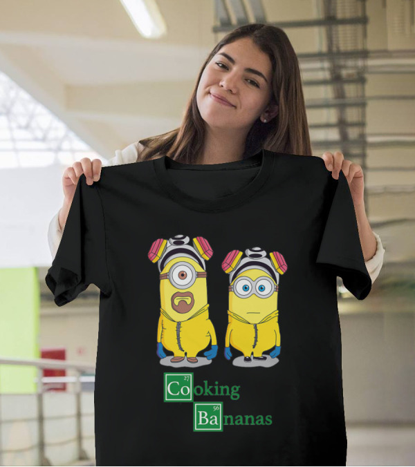 Cooking Bananas Minion Parody With Breaking Bad Style Elements T-Shirt