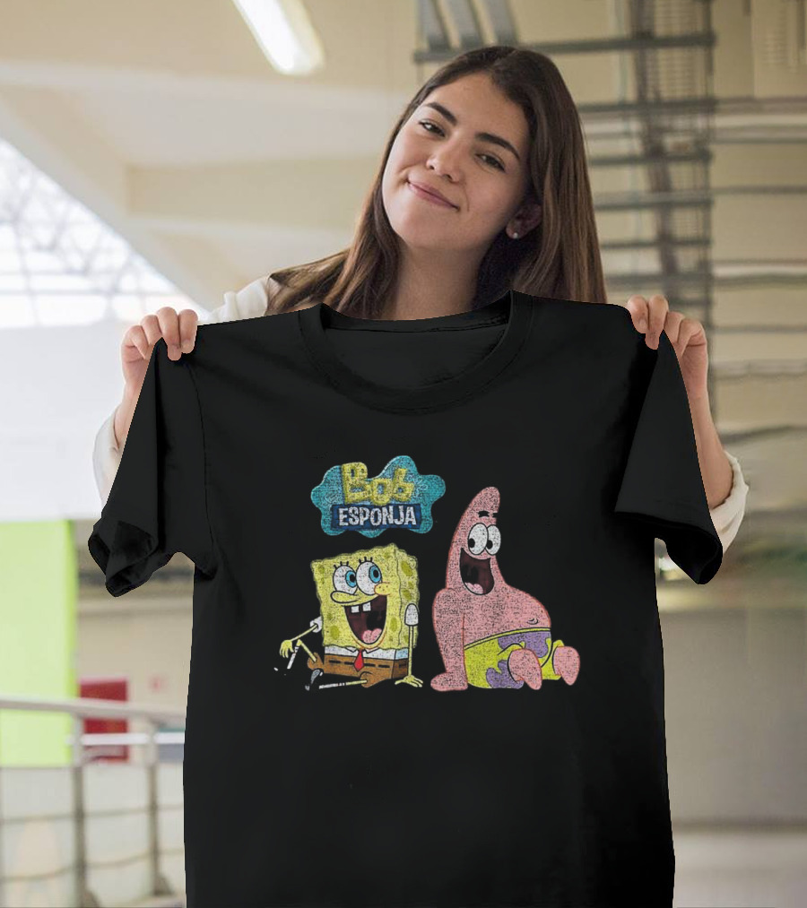 Bob Esponja Patrick Vintage Pals SpongeBob SquarePants Classic Duo T-Shirt