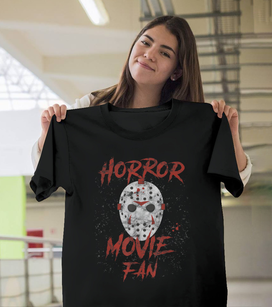Horror Movie Fan Hockey Mask T-Shirt