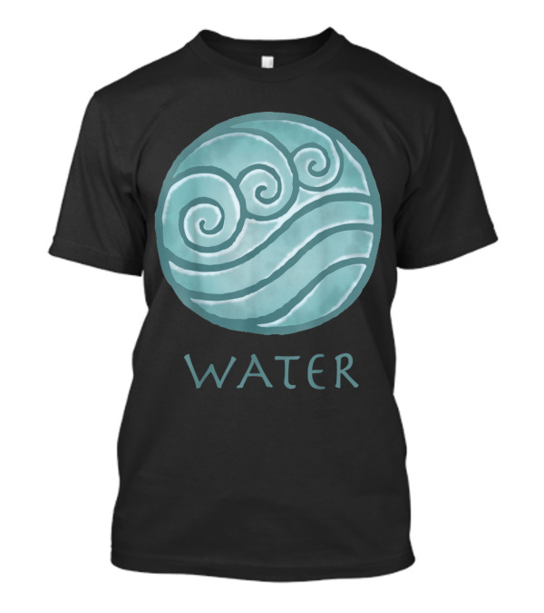 Avatar The Last Airbender Water Element Symbol Sketch T-Shirt