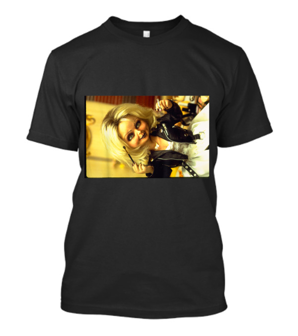 Bride Of Chucky Tiffany Makeup Scene Iconic Horror Character Image T-Shirt