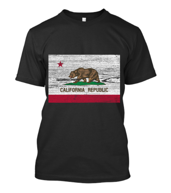 California Republic Vintage Bear Flag T-Shirt