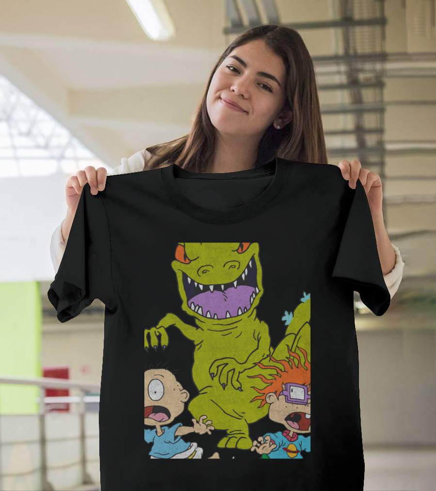 Rugrats Reptar Chase 90s Rugrats Reptar Chase T-Shirt