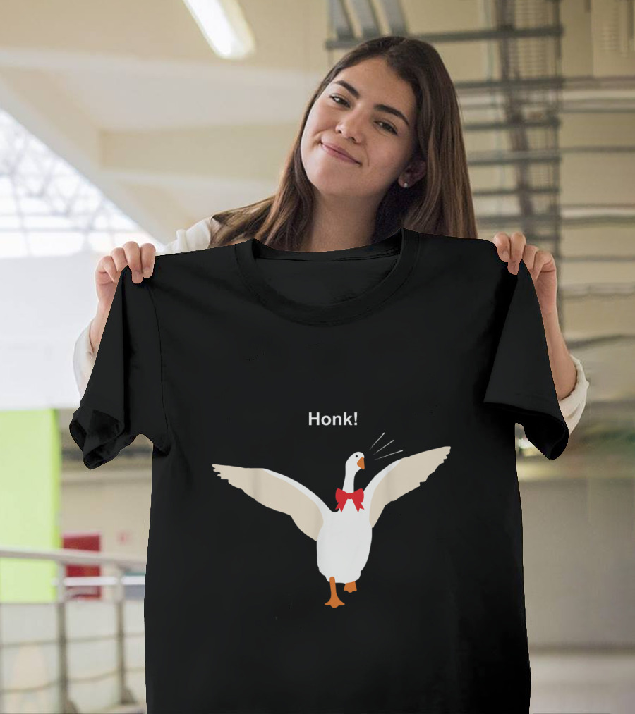 Honk Goose with Red Bowtie T-Shirt