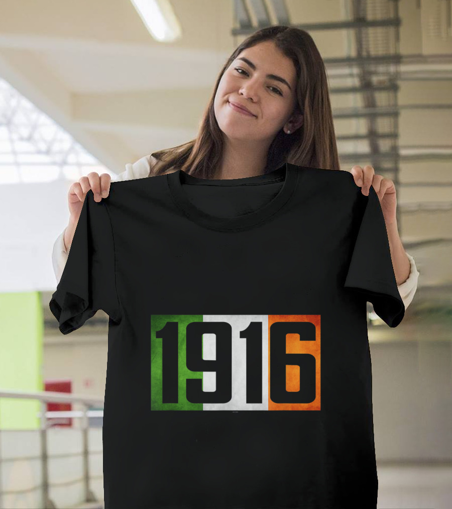 1916 Ireland Easter Rising Flag Irish Rebellion T-Shirt
