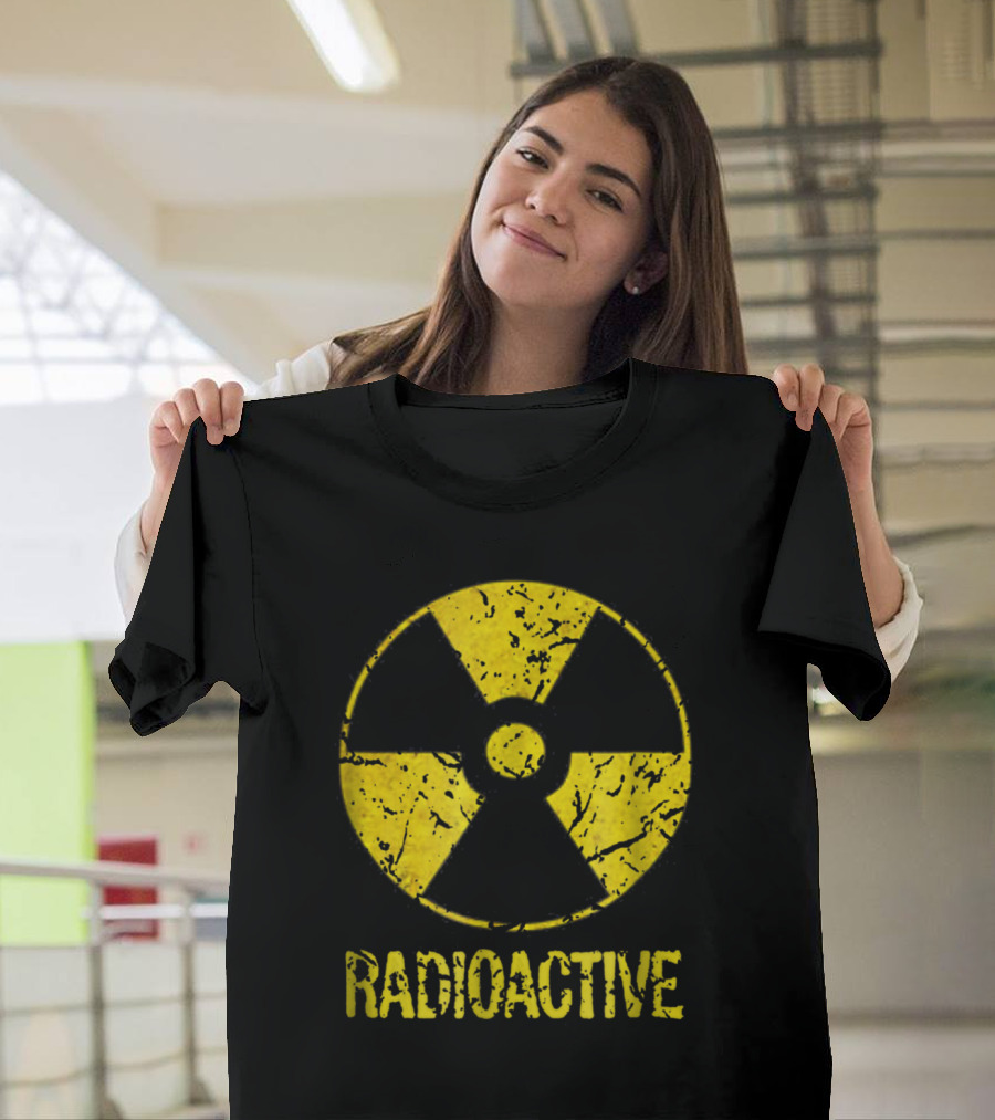 Nostalgic Radioactive Nuclear War Symbol T-Shirt