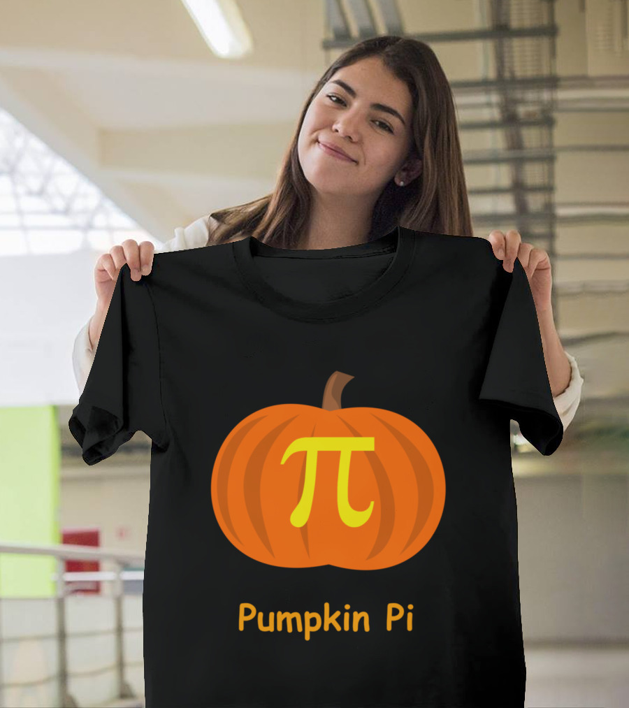 Pumpkin Pi Halloween Math Geek T-Shirt