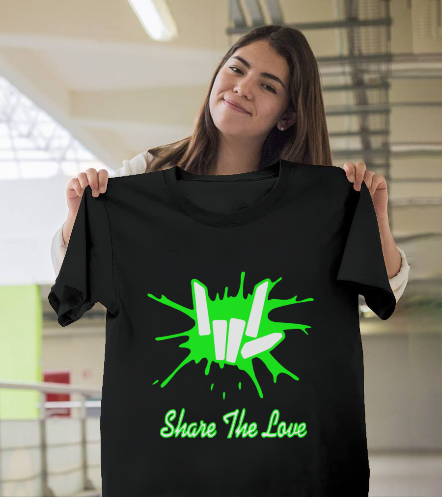 Share the Love Neon Hand T-Shirt