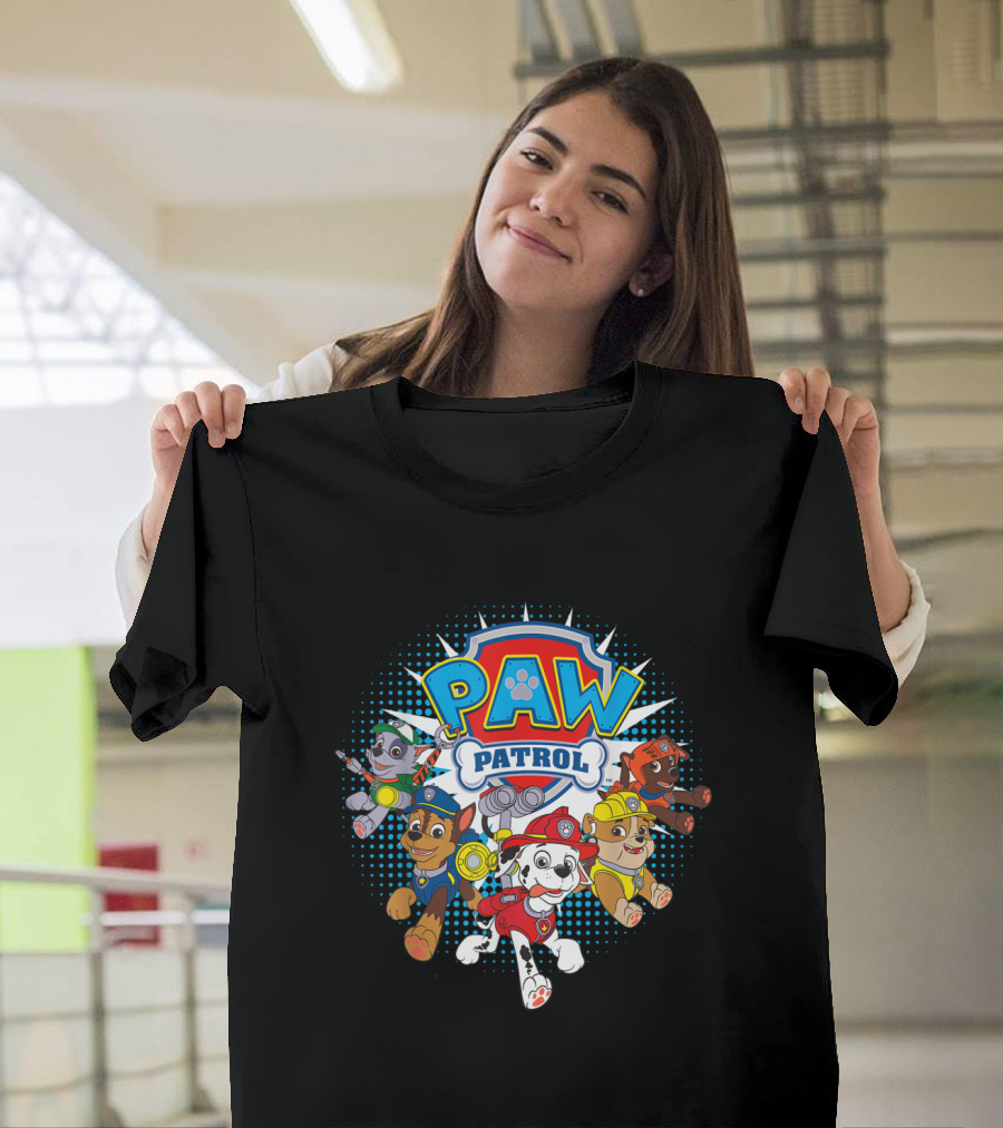 Paw Patrol Team Nickelodeon Pups Adventure Circle T-Shirt