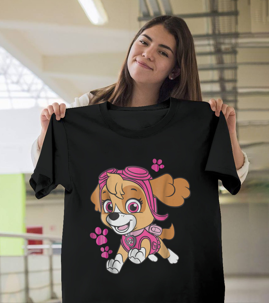 Paw Patrol Skye Pink Paws Adventure T-Shirt